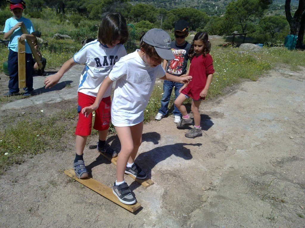 esquiando sin nieve