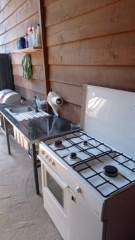 zona de cocina para alojados