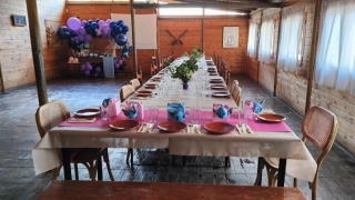 Salón decorado para evento